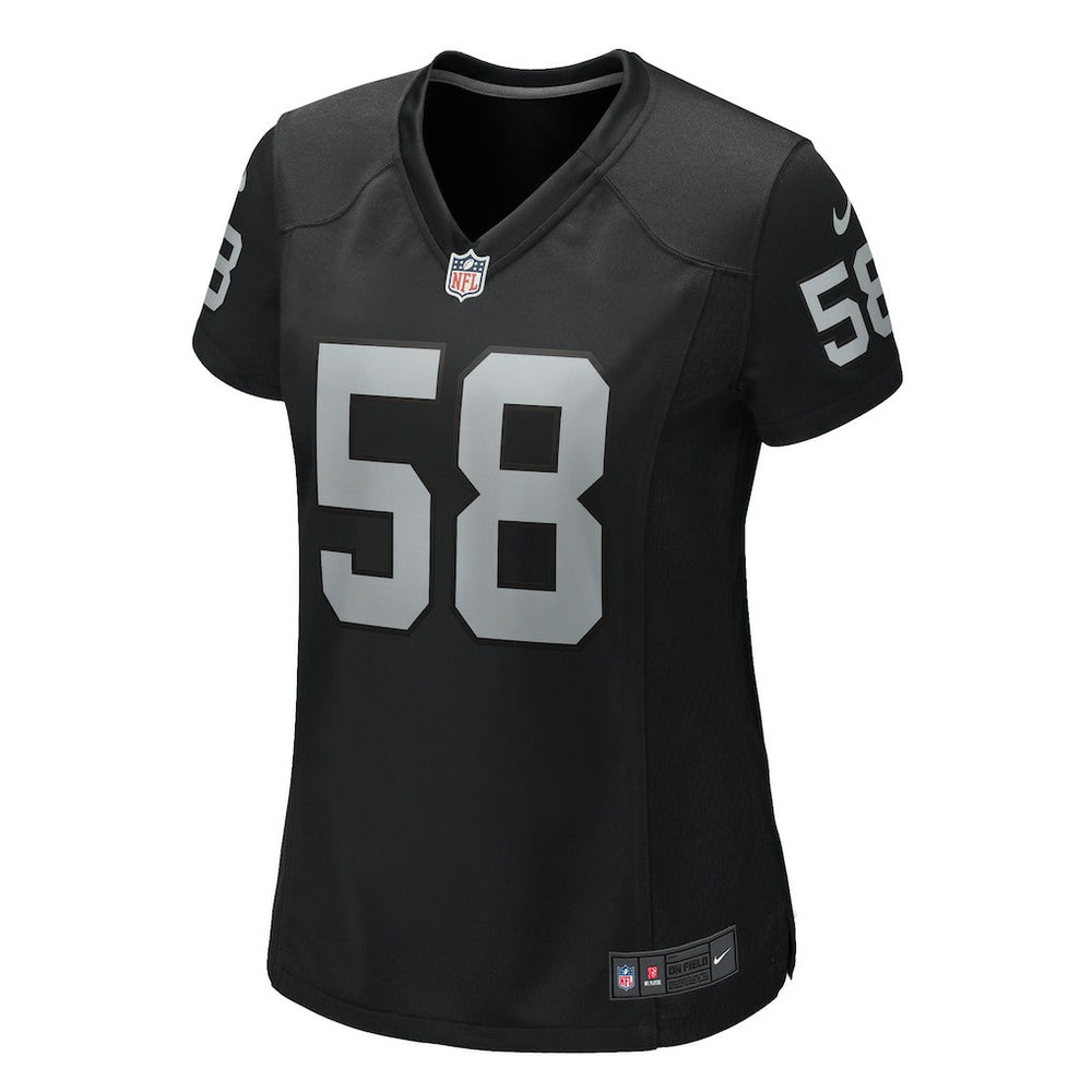 Las Vegas Raiders Jackson Powers-Johnson  Women's Game Jersey | NFL US