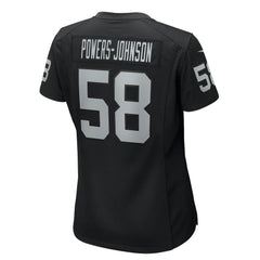 Las Vegas Raiders Jackson Powers-Johnson  Women's Game Jersey | NFL US