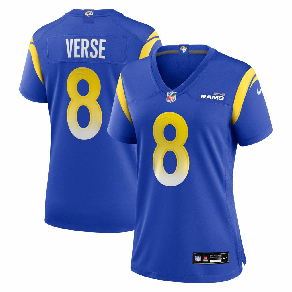 Los Angeles Rams Jared Verse  Women's Team Game Jersey | NFL Hot