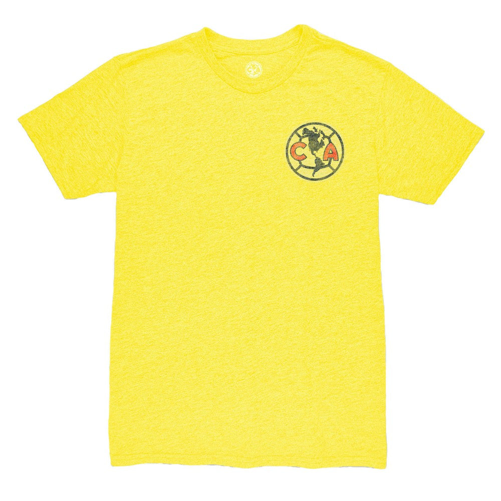 Kevin Álvarez Club America 1863FC Vintage Player Name & Number Tri-blend T-Shirt Discount - Yellow