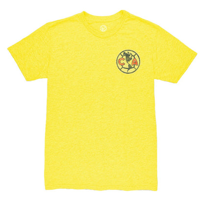 Kevin Álvarez Club America 1863FC Vintage Player Name & Number Tri-blend T-Shirt Discount - Yellow