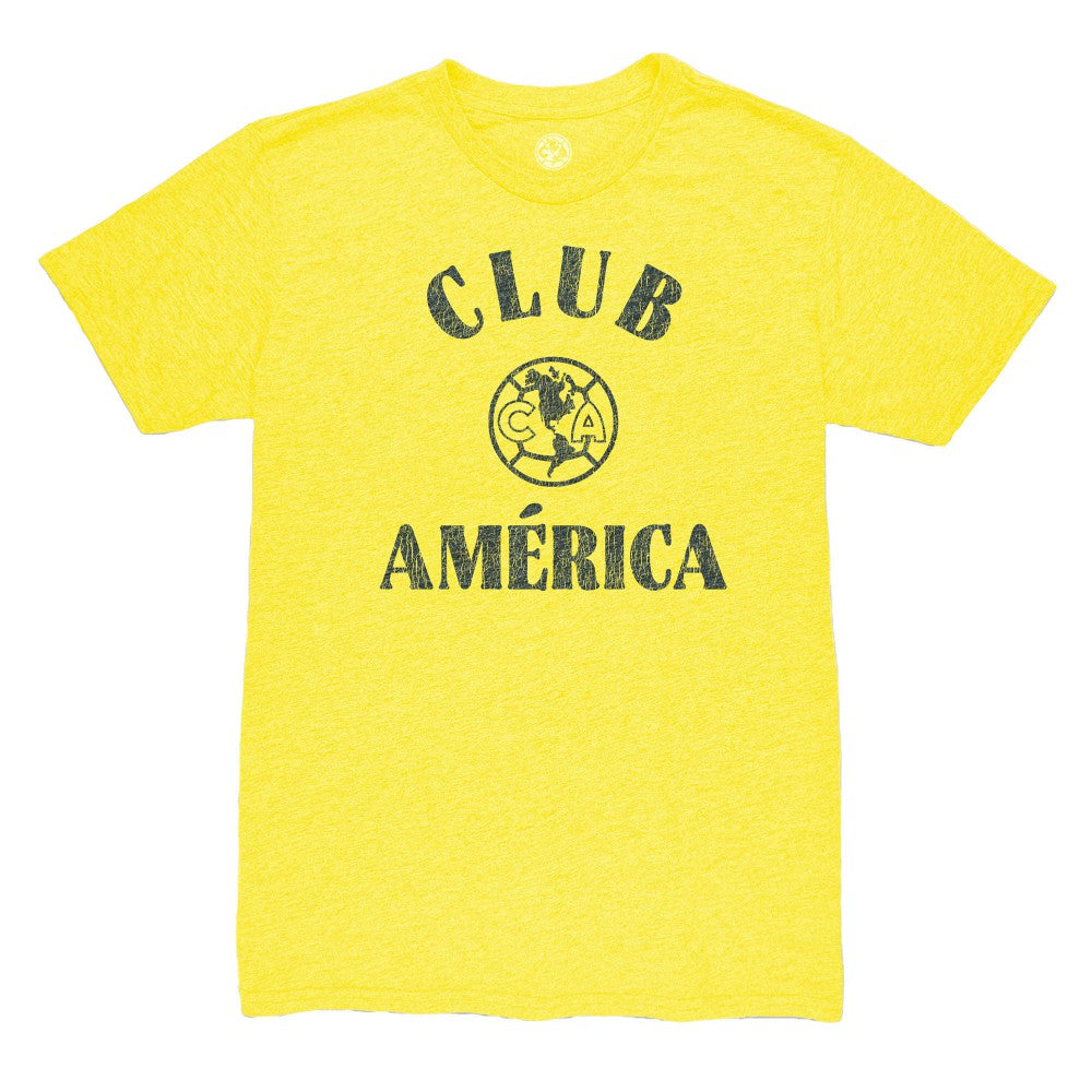 Club America 1863FC Team Arch Vintage Tri-Blend T-Shirt