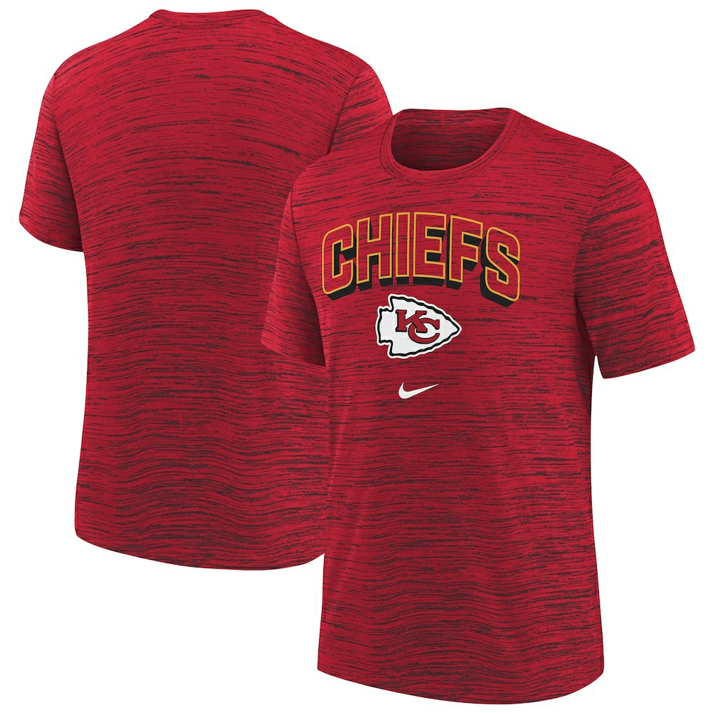Kansas City Chiefs Youth Sideline Velocity Performance T-Shirt | NFL US