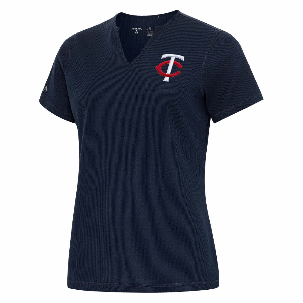 Minnesota Twins Antigua Women's Notch Neck T-Shirt - MLB T-shirts