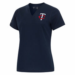 Minnesota Twins Antigua Women's Notch Neck T-Shirt - MLB T-shirts