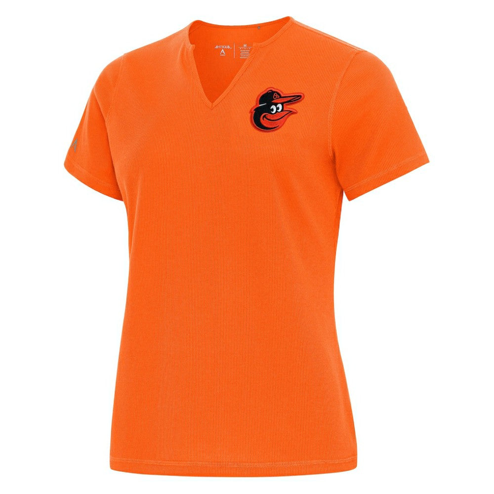 Baltimore Orioles Antigua Women's Notch Neck T-Shirt - MLB T-shirts