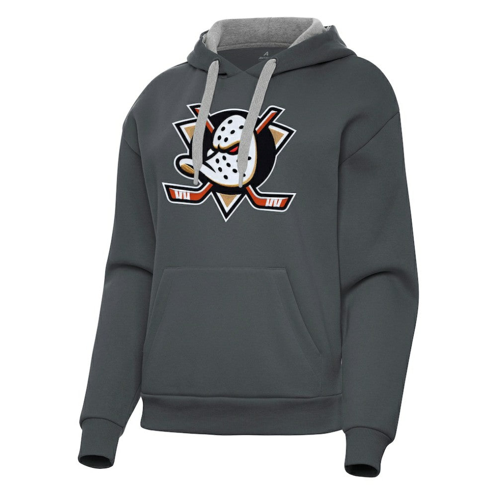 Anaheim Ducks Antigua Women's Victory Pullover Hoodie -  NHL Hoodies