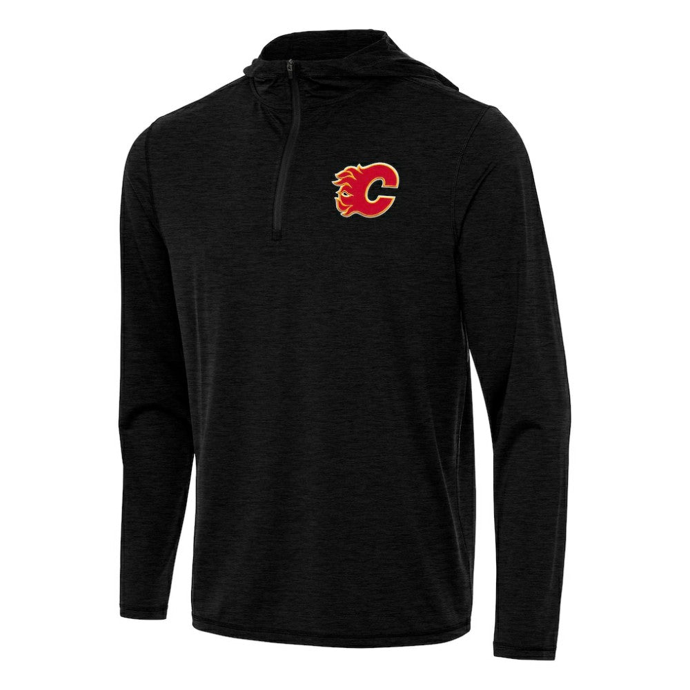 Calgary Flames Antigua Tidy Quarter-Zip Hoodie -  NHL Hoodies