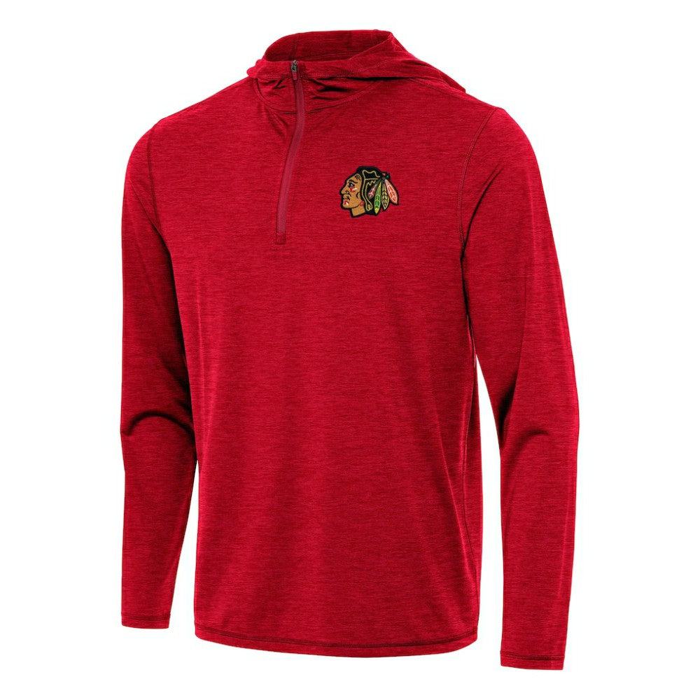 Chicago Blackhawks Antigua Tidy Quarter-Zip Hoodie -  NHL Hoodies