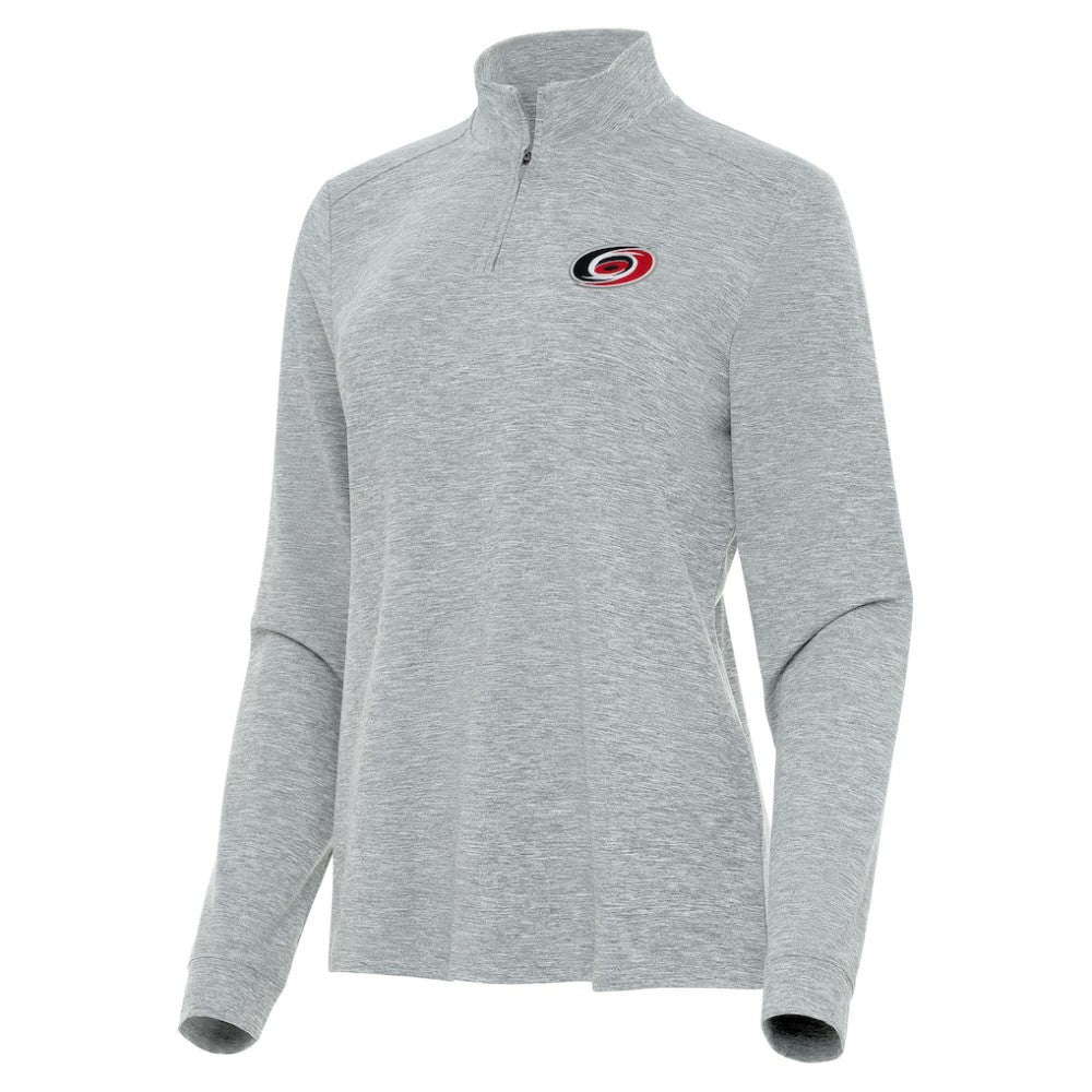 Carolina Hurricanes Antigua Women's Mentor Quarter-Zip Mock Long Sleeve Top -  NHL