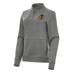 Chicago Blackhawks Antigua Women's Crush Quarter-Zip Fleece Sweatshirt -  NHL Sweatshirts