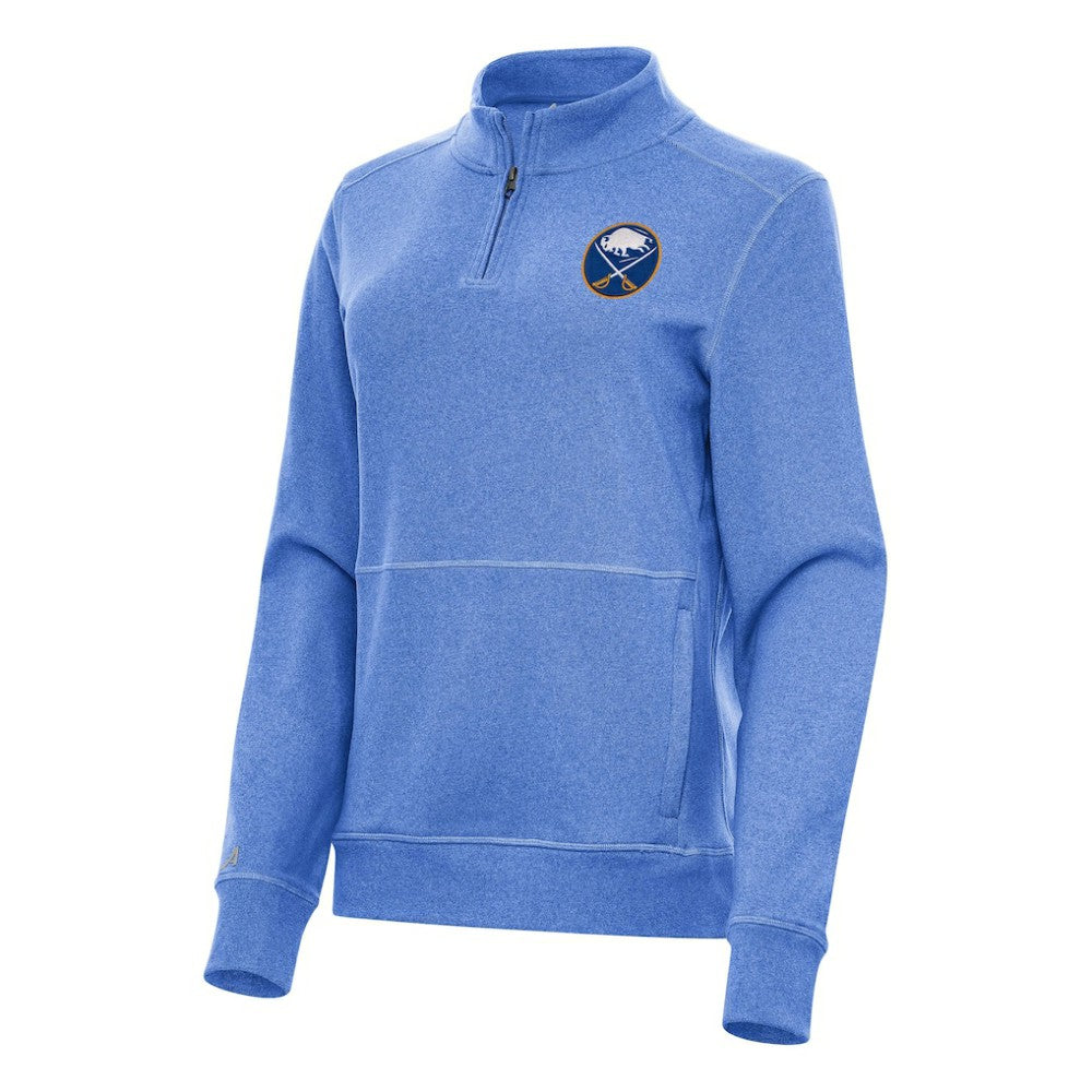 Buffalo Sabres Antigua Women's Crush Quarter-Zip Fleece Sweatshirt -  NHL Sweatshirts