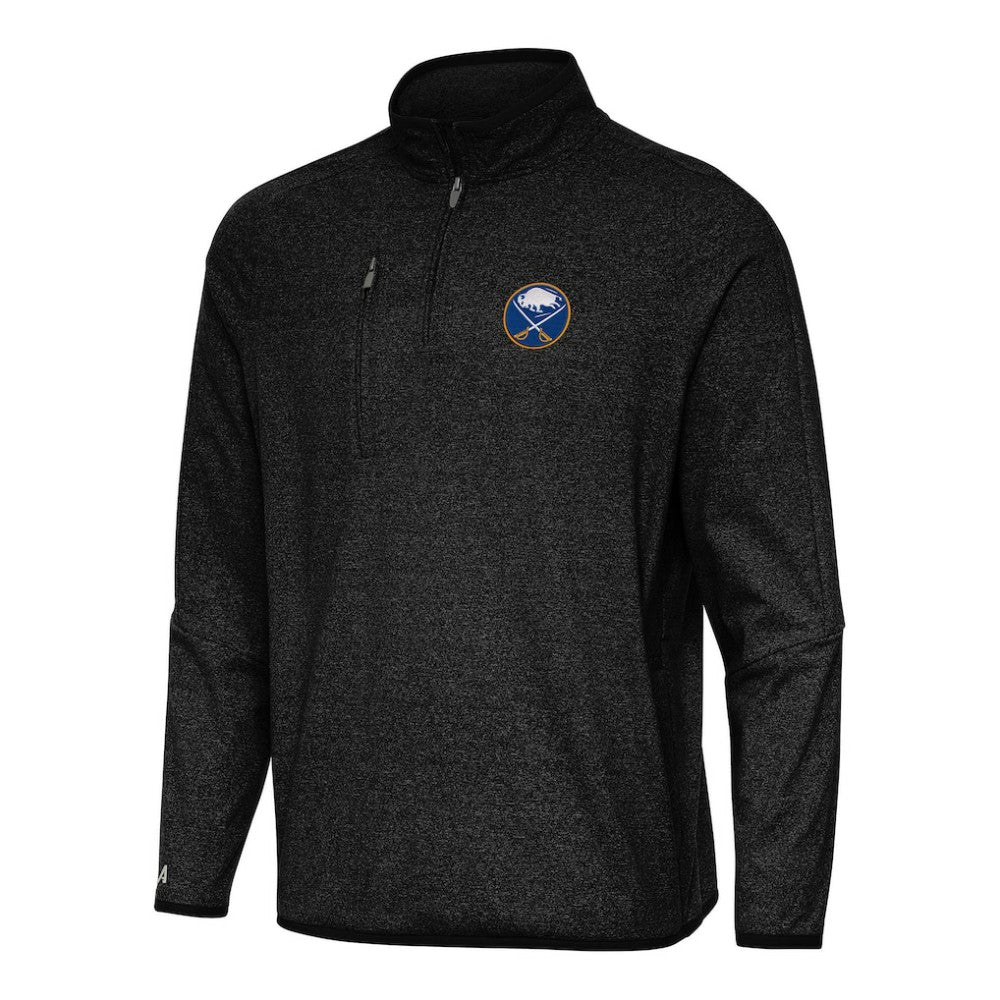 Buffalo Sabres Antigua Certain Quarter-Zip Tri-Blend Sweatshirt -  NHL Sweatshirts