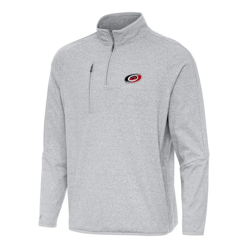 Carolina Hurricanes Antigua Certain Quarter-Zip Tri-Blend Sweatshirt -  NHL Sweatshirts