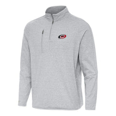 Carolina Hurricanes Antigua Certain Quarter-Zip Tri-Blend Sweatshirt -  NHL Sweatshirts