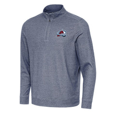 Colorado Avalanche Antigua Subtle Quarter-Zip Sweatshirt -  NHL Sweatshirts