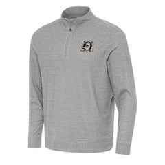 Anaheim Ducks Antigua Subtle Quarter-Zip Sweatshirt -  NHL Sweatshirts