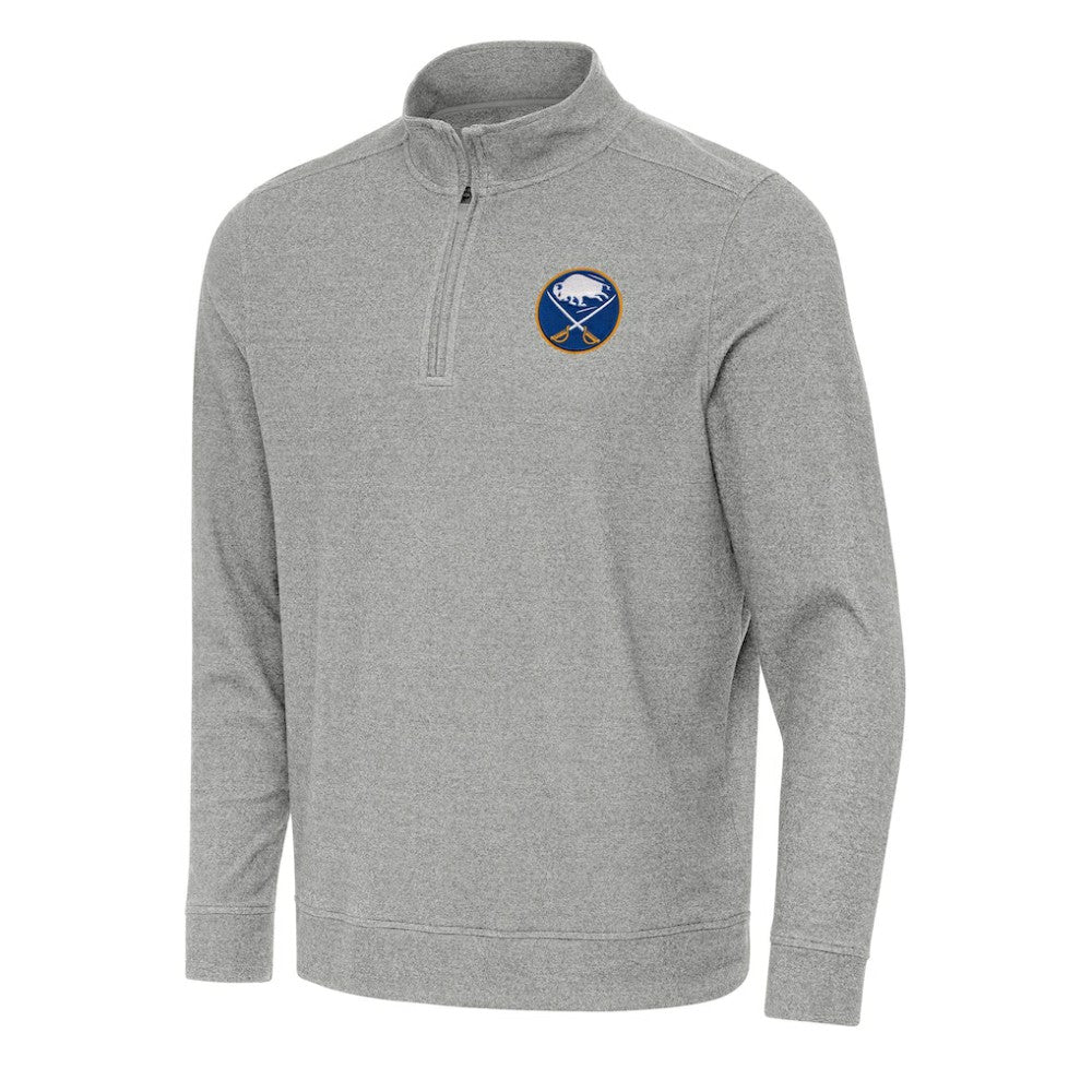 Buffalo Sabres Antigua Subtle Quarter-Zip Sweatshirt -  NHL Sweatshirts