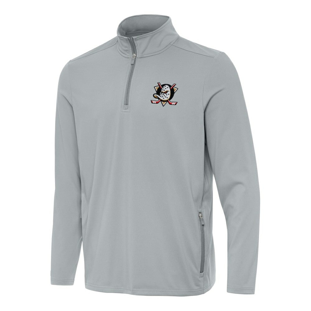 Anaheim Ducks Antigua Perilous Quarter-Zip Sweatshirt -  NHL Sweatshirts