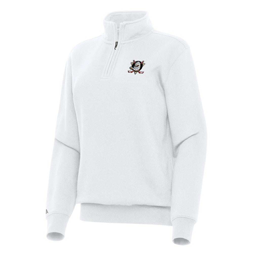 Anaheim Ducks Antigua Women's Victory Quarter-Zip Sweatshirt -  NHL Sweatshirts