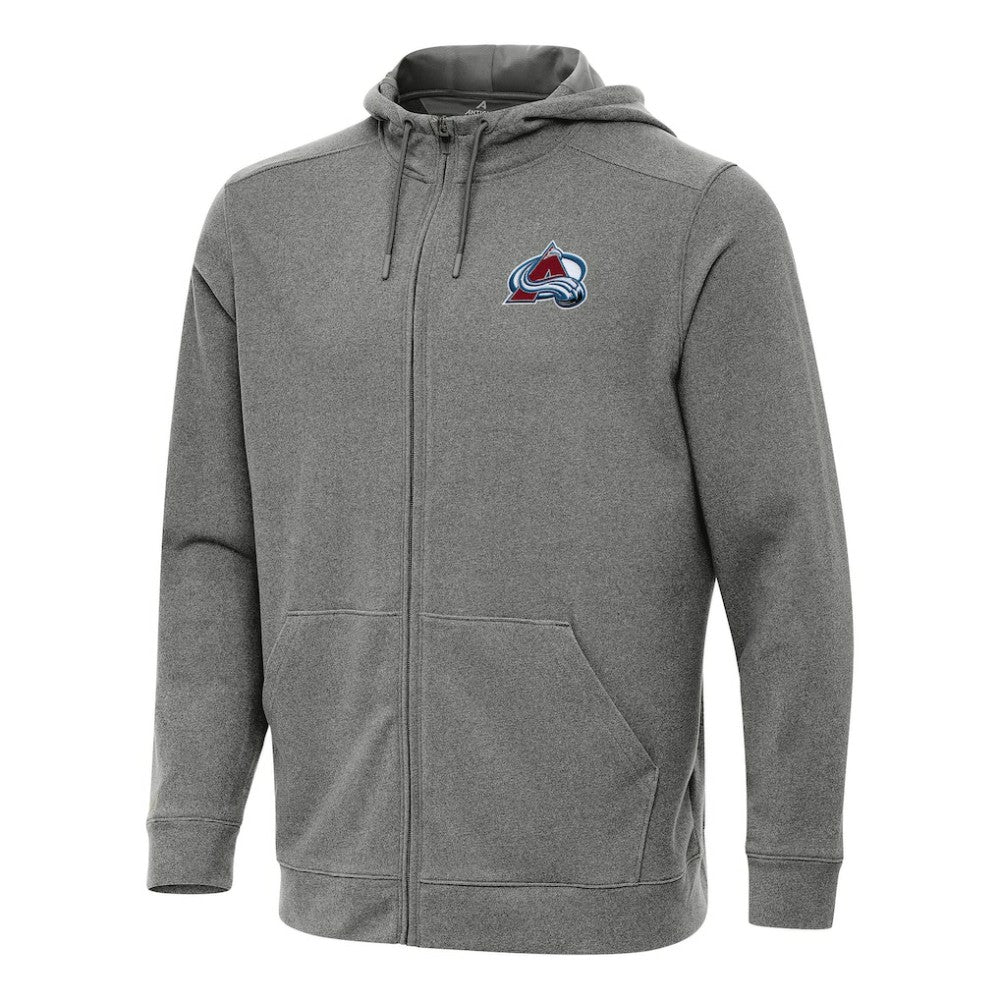 Colorado Avalanche Antigua Effortless Full-Zip Hoodie Jacket -  NHL Hoodies