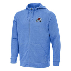 Colorado Avalanche Antigua Effortless Full-Zip Hoodie Jacket -  NHL Hoodies