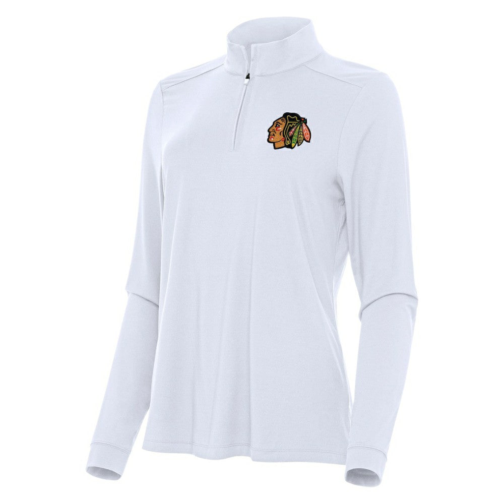 Chicago Blackhawks Antigua Women's Intent Quarter-Zip Top -  NHL