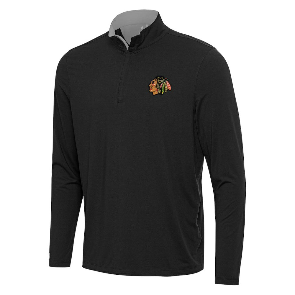Chicago Blackhawks Antigua Content Quarter-Zip Pullover Top -  NHL Pullover
