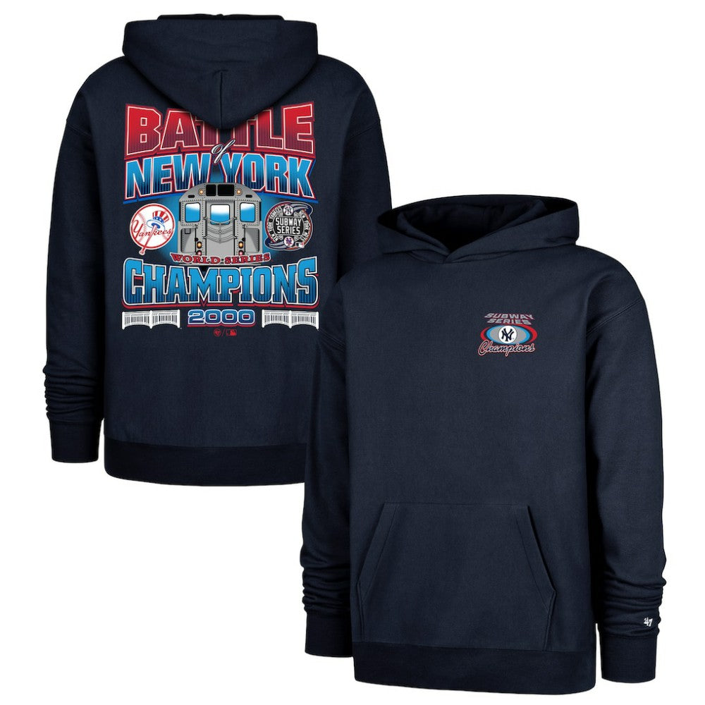 New York Yankees '47 2000 World Series Champions Showcase Backer Pullover Hoodie - MLB Hoodies