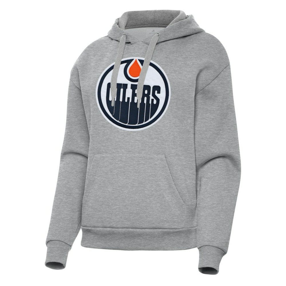 Edmonton Oilers Antigua Women's Victory Pullover Hoodie -  NHL Hoodies