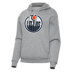 Edmonton Oilers Antigua Women's Victory Pullover Hoodie -  NHL Hoodies