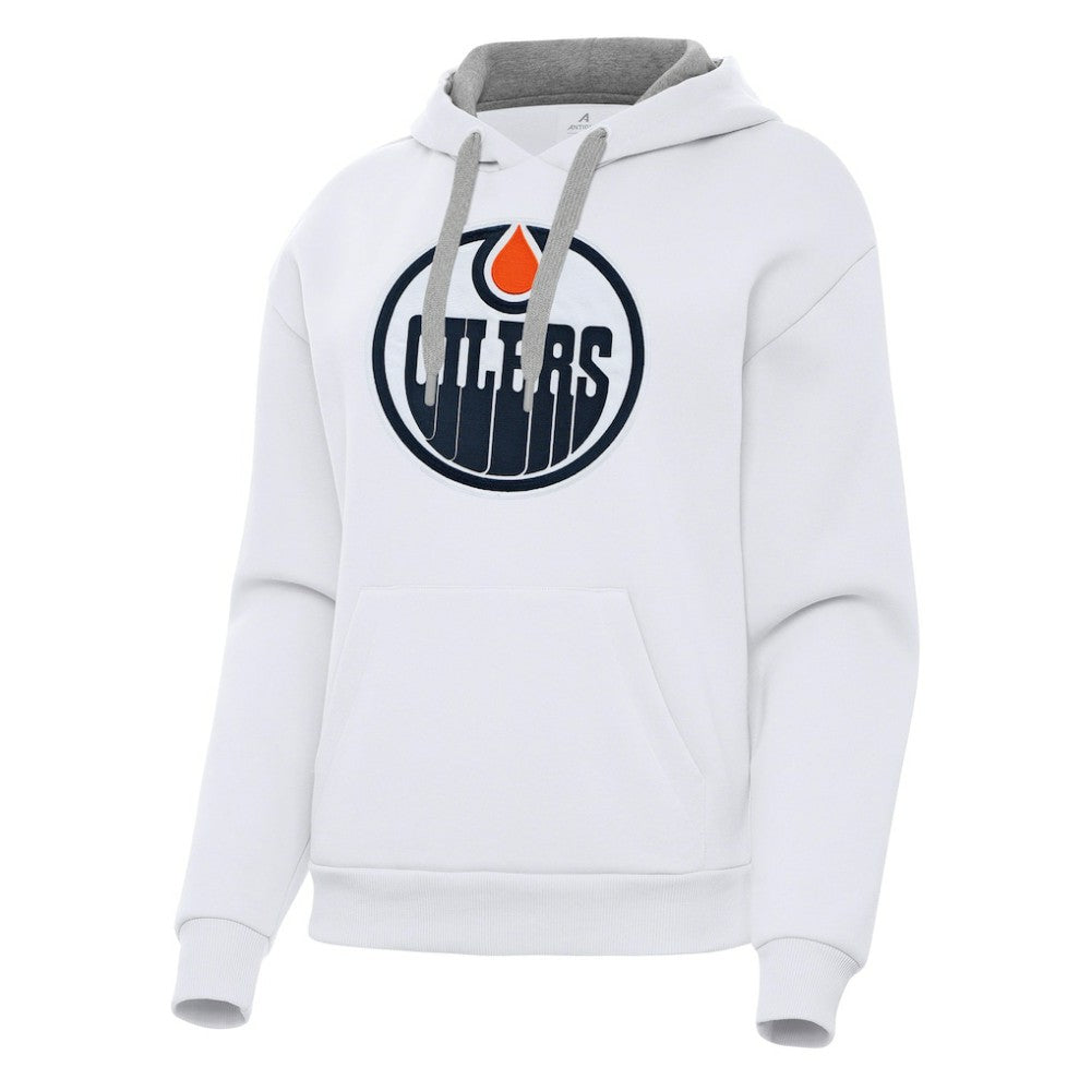Edmonton Oilers Antigua Women's Victory Pullover Hoodie -  NHL Hoodies