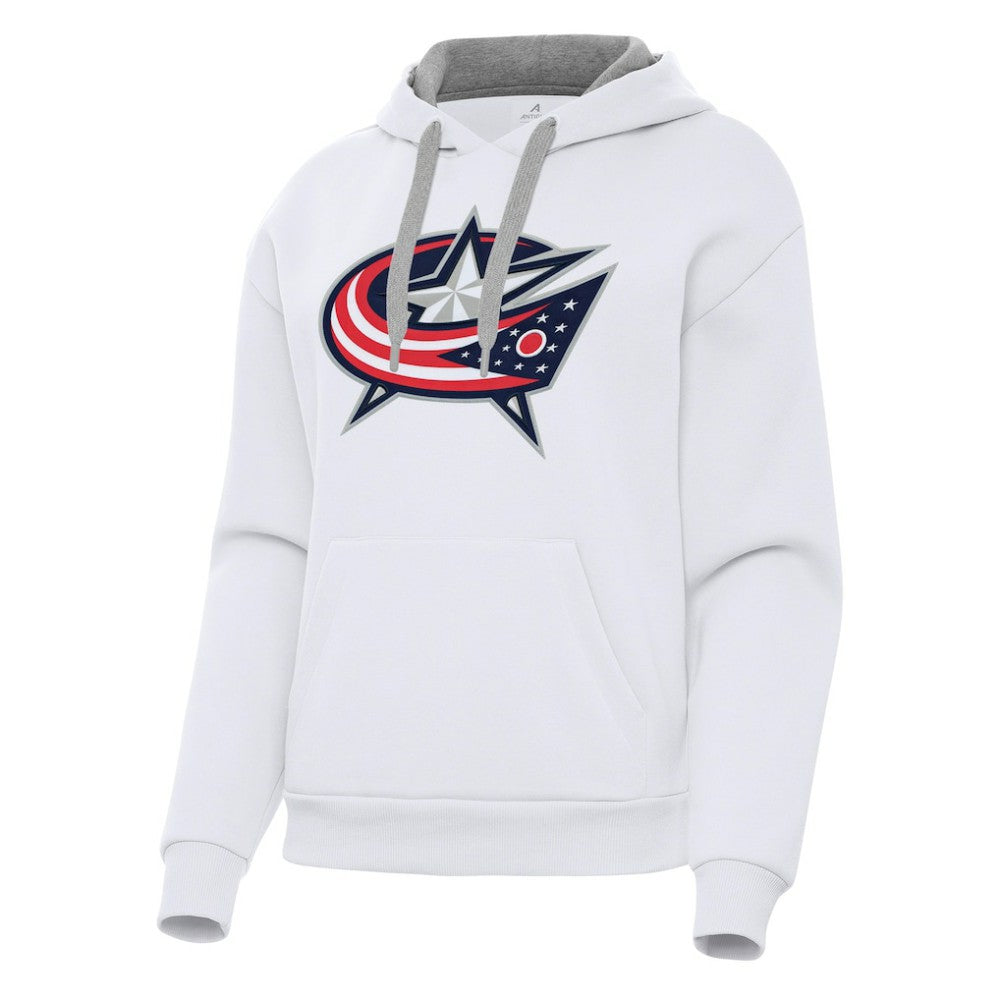 Columbus Blue Jackets Antigua Women's Victory Pullover Hoodie -  NHL Hoodies