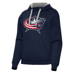 Columbus Blue Jackets Antigua Women's Victory Pullover Hoodie -  NHL Hoodies