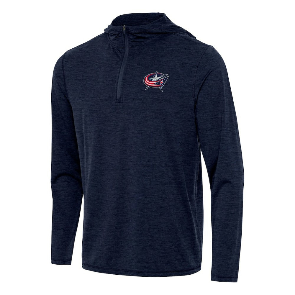 Columbus Blue Jackets Antigua Tidy Quarter-Zip Hoodie -  NHL Hoodies