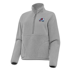 Colorado Avalanche Antigua Women's Figure Half-Zip Pullover Sweatshirt -  NHL Sweatshirts