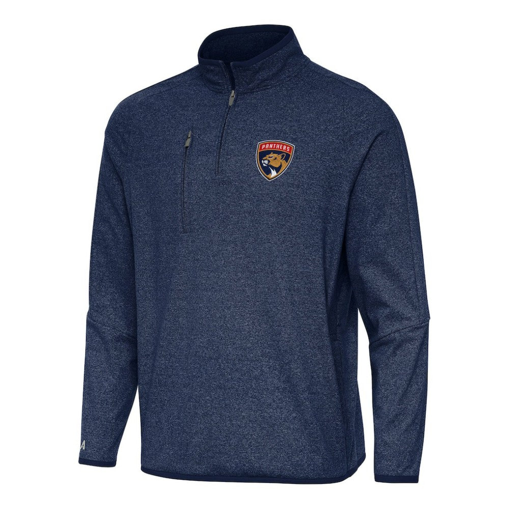 Florida Panthers Antigua Certain Quarter-Zip Tri-Blend Sweatshirt -  NHL Sweatshirts