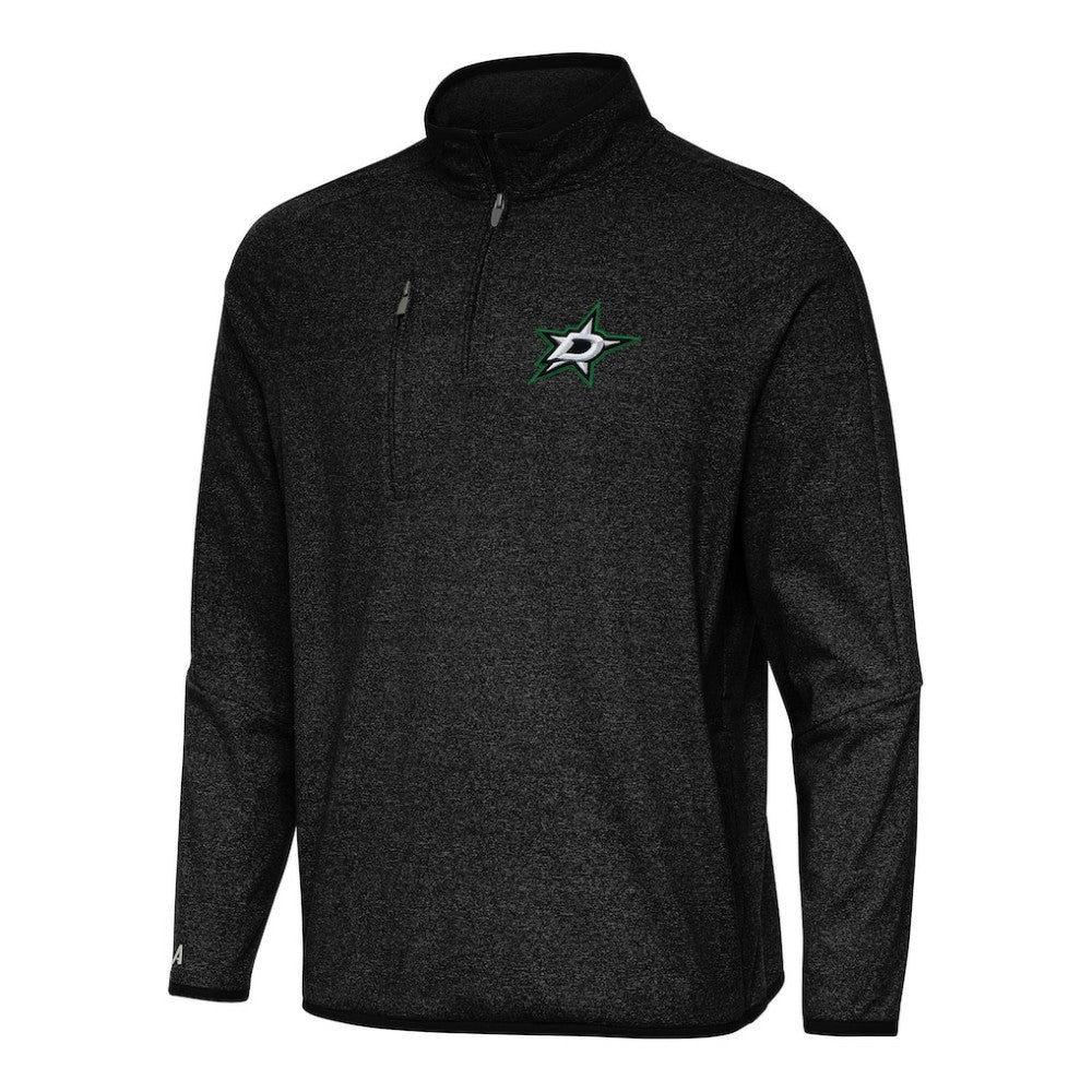 Dallas Stars Antigua Certain Quarter-Zip Tri-Blend Sweatshirt -  NHL Sweatshirts