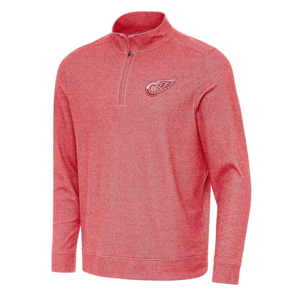Detroit Red Wings Antigua Subtle Quarter-Zip Sweatshirt -  NHL Sweatshirts