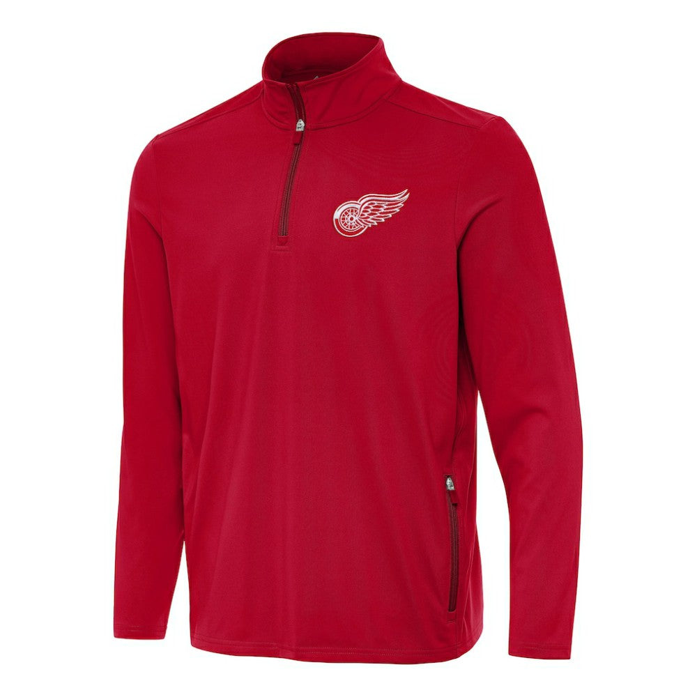 Detroit Red Wings Antigua Perilous Quarter-Zip Sweatshirt -  NHL Sweatshirts