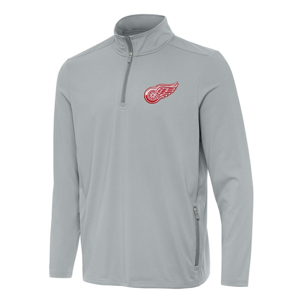 Detroit Red Wings Antigua Perilous Quarter-Zip Sweatshirt -  NHL Sweatshirts