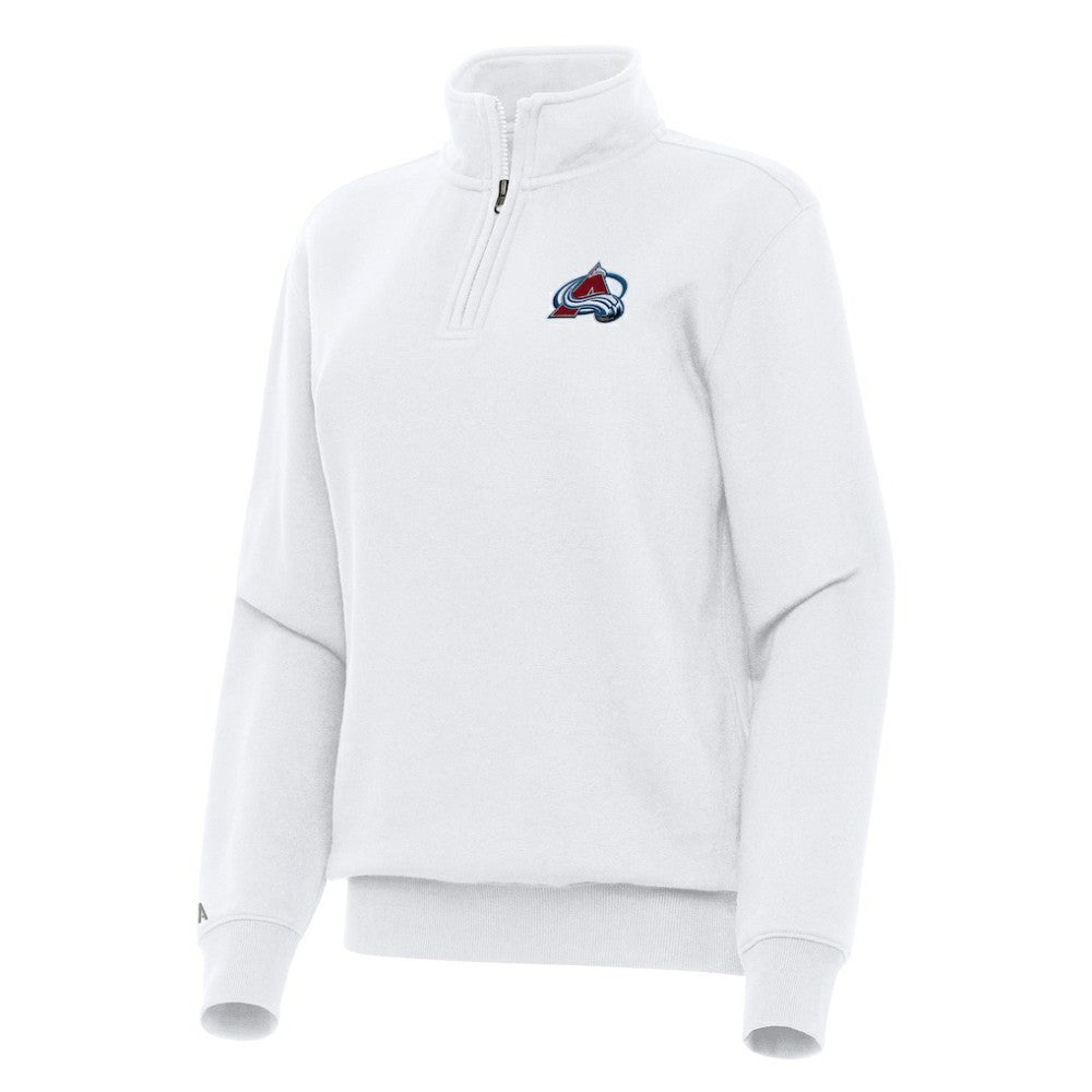 Colorado Avalanche Antigua Women's Victory Quarter-Zip Sweatshirt -  NHL Sweatshirts