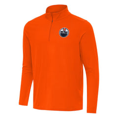 Edmonton Oilers Antigua Intent Quarter-Zip Top -  NHL