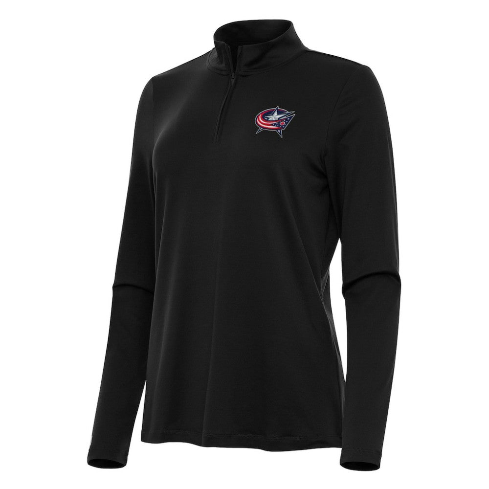 Columbus Blue Jackets Antigua Women's Reprocess Quarter-Zip Top -  NHL Jackets