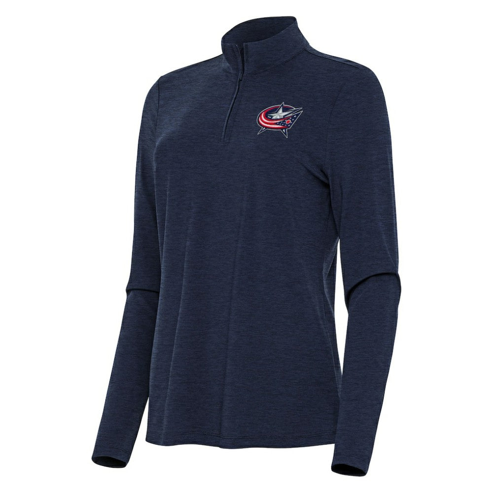 Columbus Blue Jackets Antigua Women's Bright Quarter-Zip Top -  NHL Jackets