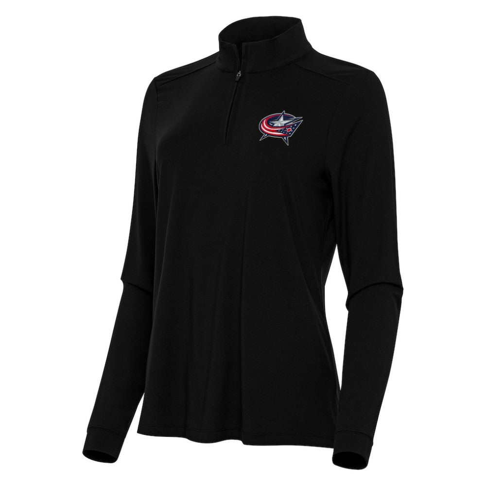 Columbus Blue Jackets Antigua Women's Intent Quarter-Zip Top -  NHL Jackets