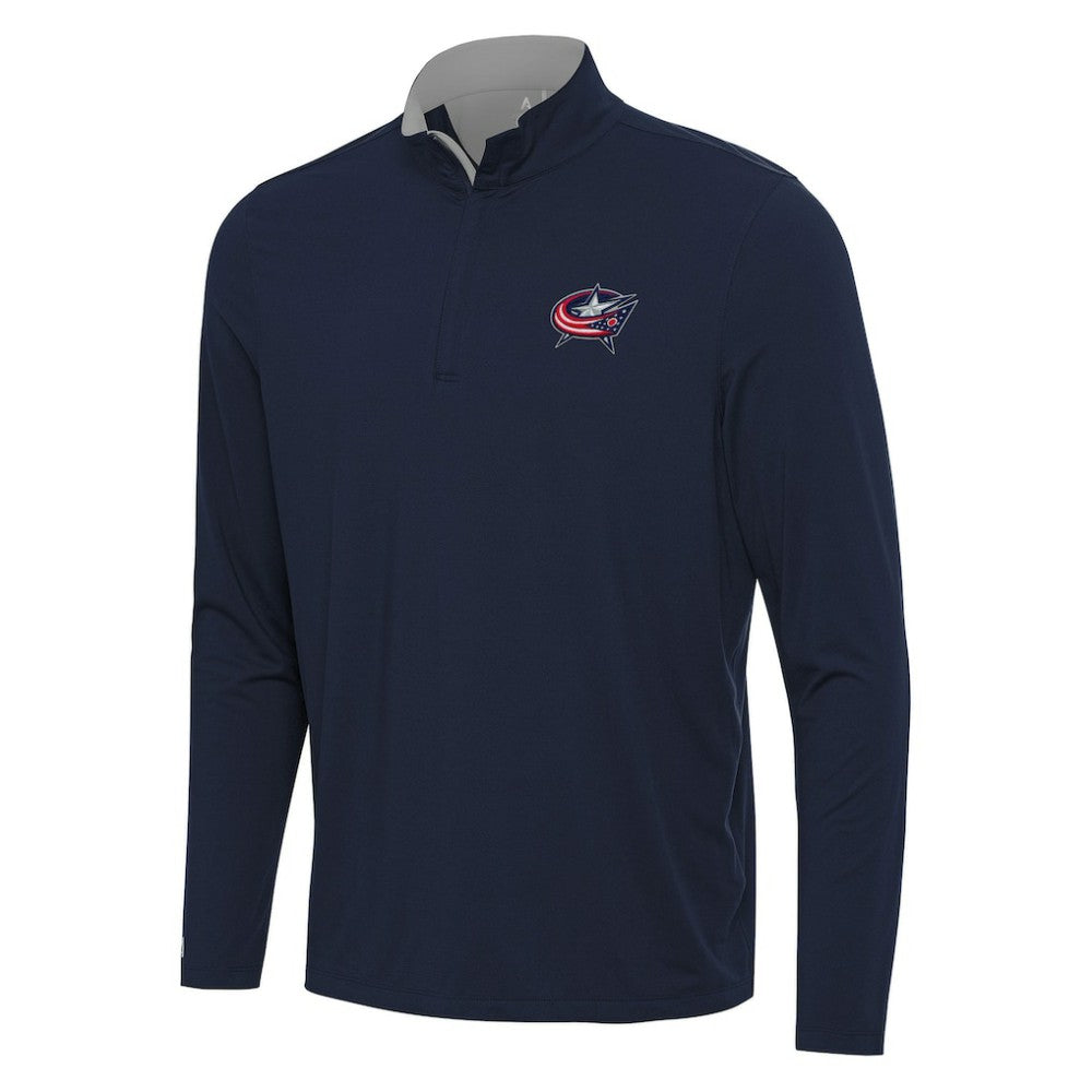 Columbus Blue Jackets Antigua Content Quarter-Zip Pullover Top -  NHL Pullover