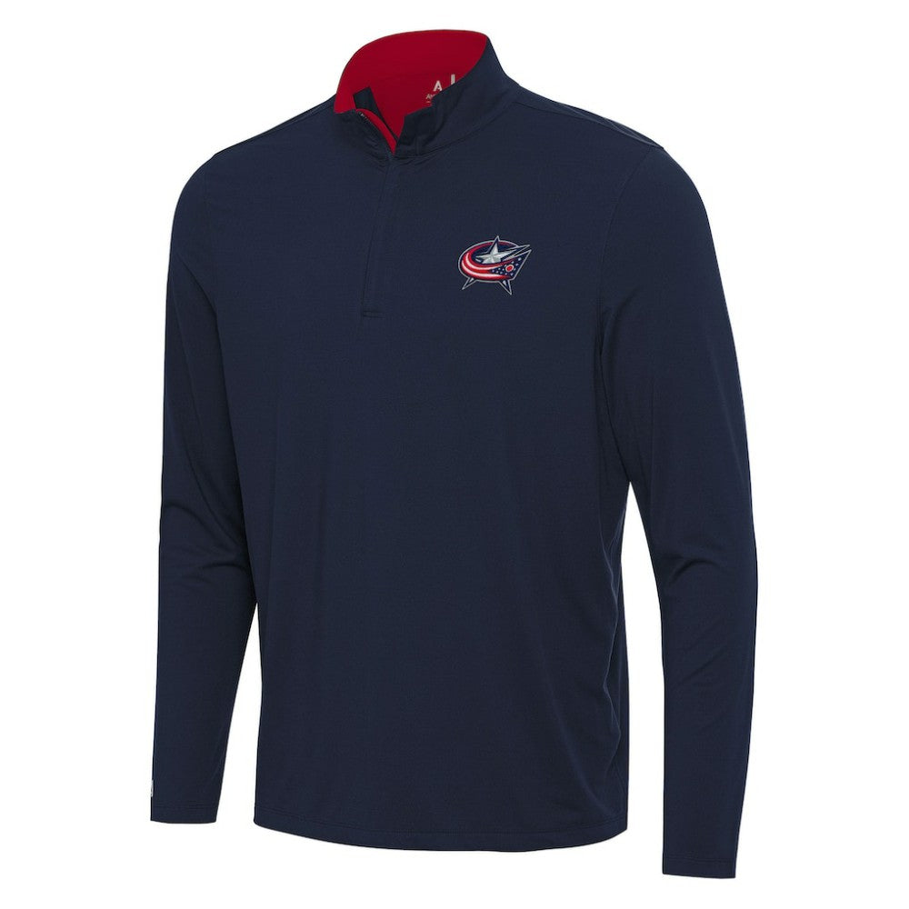 Columbus Blue Jackets Antigua Content Quarter-Zip Pullover Top -  NHL Pullover