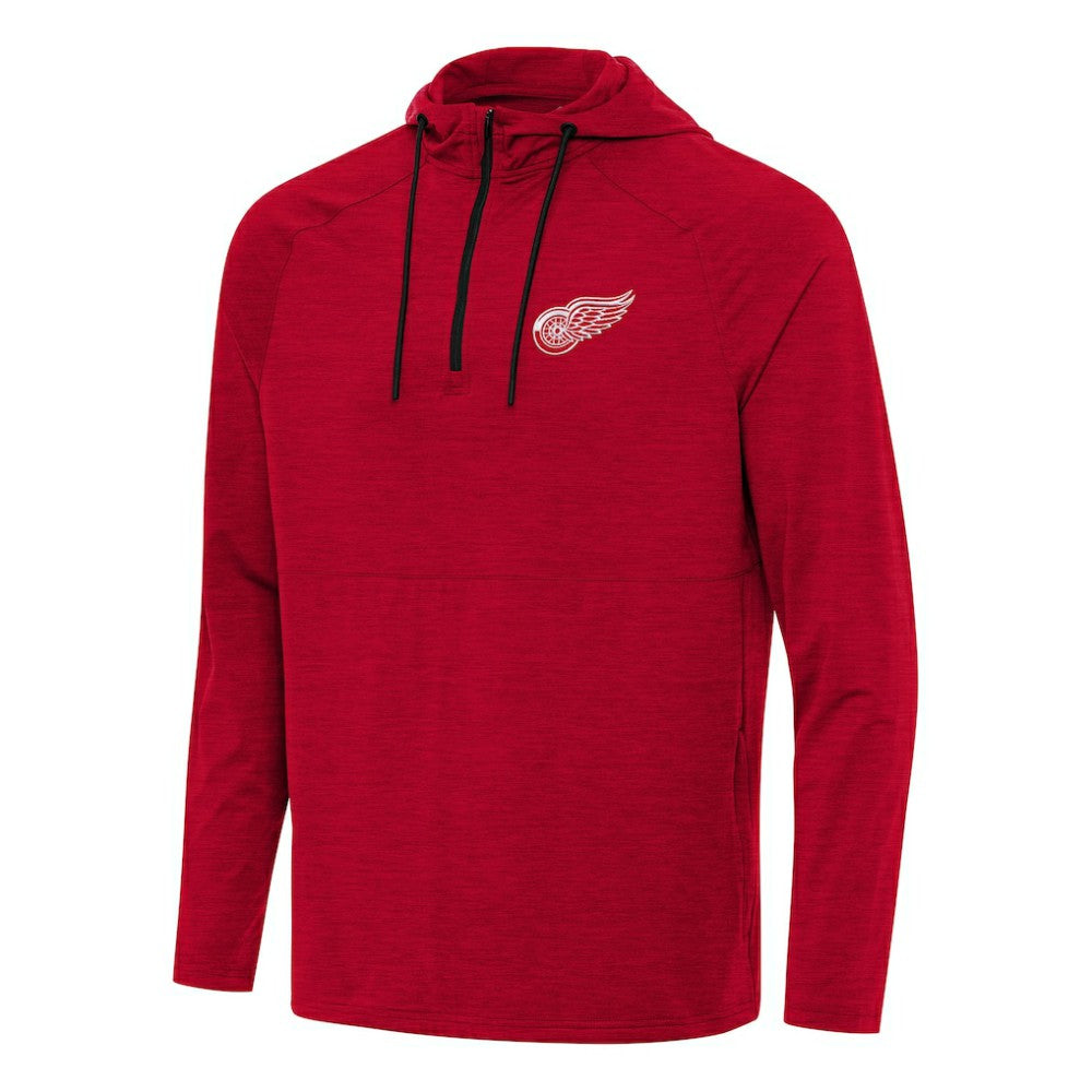 Detroit Red Wings Antigua Spikes Quarter-Zip Hoodie -  NHL Hoodies
