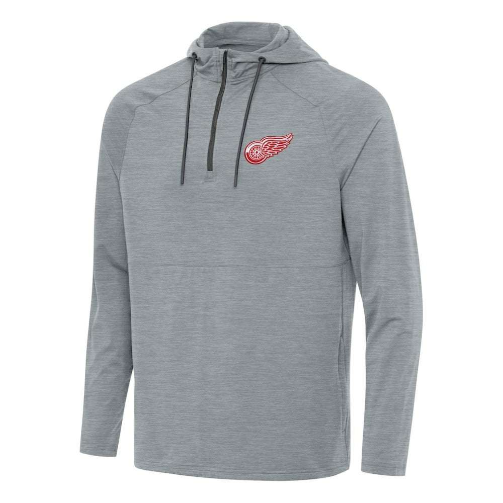 Detroit Red Wings Antigua Spikes Quarter-Zip Hoodie -  NHL Hoodies